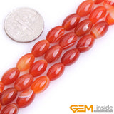 Red Agates Beads Natural Stone Beads DIY Loose Beads 15 Inches