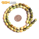 Green African Turquoise Gemstone Beads 15" Strand