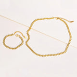 Olive Leaf Chain Necklace, Stainless Steel Jewelry