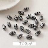 Hand-painted Ceramic Beads for DIY Necklace Earrings