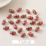 Hand-painted Ceramic Beads for DIY Necklace Earrings