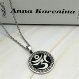 Om Mani Padme Hum Symbol Pendant Necklace Men Women