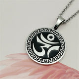 Om Mani Padme Hum Symbol Pendant Necklace Men Women