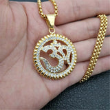 Om Symbol Necklace Stainless Steel Pendant