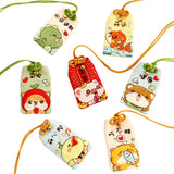 DIY Embroidery Lucky Amulet Cross Stitch Couples Pendant Keychain