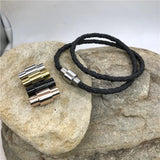 5pcs Stainless Steel Magnetic Clasps 6mm Hole DIY Bracelet Making