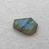 Labradorite Gemstone Pendant for DIY Jewelry 20x15x5mm