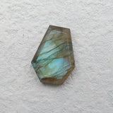 Labradorite Gemstone Pendant for DIY Jewelry 20x15x5mm