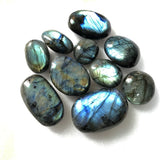 Flash Labradorite Stone Palm 45-55mm - Healing Reiki Stone