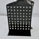 72Pcs Crystal Zirconia Stud Earrings Set for Women LR286