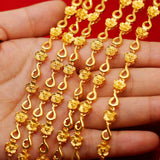 Gold-plated Flower Bracelet 24k Fireproof