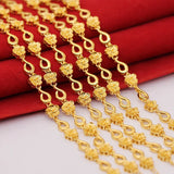 Gold-plated Flower Bracelet 24k Fireproof