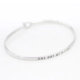 Letter Bangle Unisex Copper Jewelry Gift For Men and Women YP6450