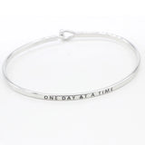 Letter Bangle Unisex Copper Jewelry Gift For Men and Women YP6450