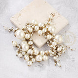 Plastic Pearl Bracelet Hand Connected 70mm