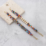 Semi-Precious Stone Bracelet with Czech Glass Beads