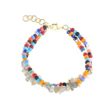 Semi-Precious Stone Bracelet with Czech Glass Beads