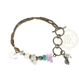 Vintage Fresh Water Pearl & Stone Bracelet - BE185