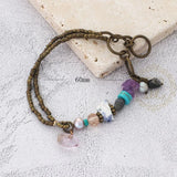 Vintage Fresh Water Pearl & Stone Bracelet - BE185