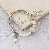 Vintage Fresh Water Pearl & Stone Bracelet - BE185