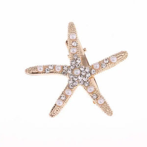 One Starfish Hair Clip Wedding Dress Accessories