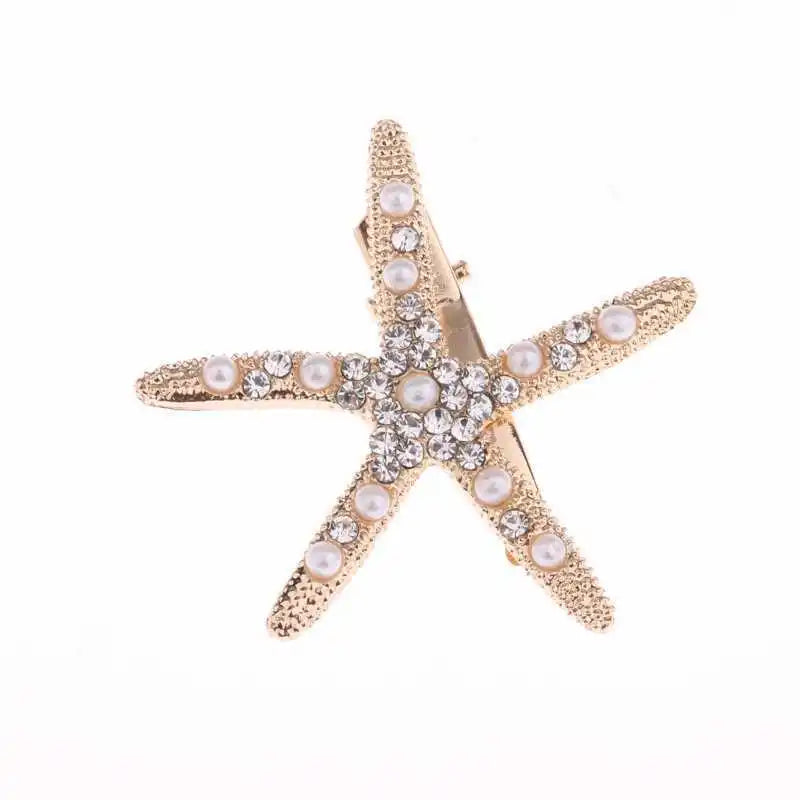 One Starfish Hair Clip Wedding Dress Accessories