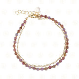 Plated Brass Beaded Bracelet
