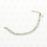 Plated Brass Beaded Bracelet