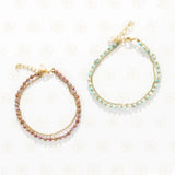Plated Brass Beaded Bracelet