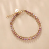 Plated Brass Beaded Bracelet