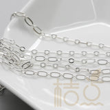1M Solid Sterling Silver Chain