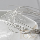 1 Meter Solid Sterling Silver Round Wire - Wire Wrapping (SS003-TSW)