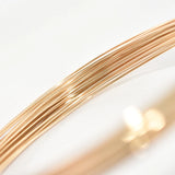One Meter 14K Filled Beading Wire Metal Thread for Jewelry Making