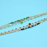 Natural Stone Bracelet for Women Stainless Steel Bohemian Jewelry