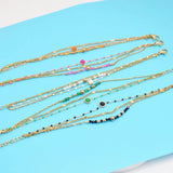 Natural Stone Bracelet for Women Stainless Steel Bohemian Jewelry