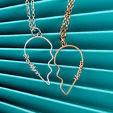 Custom Name Heart Stainless Steel Necklace for Lover