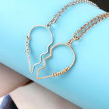 Custom Name Heart Stainless Steel Necklace for Lover