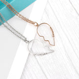 Custom Name Heart Stainless Steel Necklace for Lover