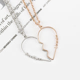Custom Name Heart Stainless Steel Necklace for Lover