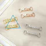 Custom Name Shoe Buckles for Women Stainless Steel Personalized Charm
