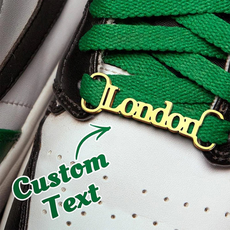 Custom Stainless Steel Name Shoe Buckle - Personalized Year Logo Shoe Buckle