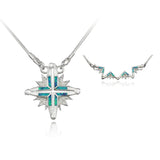 Pretty Cross Opal Pendant OP419