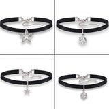 Gothic Choker Necklace for Women Leather Sexy Collar Choker Women Jewelry