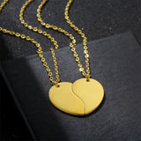 Personalized Heart Engraved Name Necklaces for Women