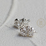 Solid Brass Nugget Charm - 13x7mm