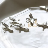 Bird Charm Solid 925 Sterling Silver