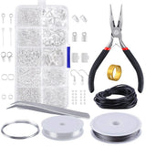 Jewelry Making Kit Lobster Clasp Cross Chain DIY Set