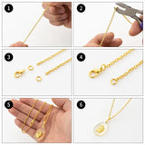 Jewelry Making Kit Lobster Clasp Cross Chain DIY Set