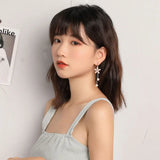 Korea Style Geometric Clip Earrings