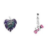 Silver Pendant Sterling Autumn Charm S925 Anniversary Beads